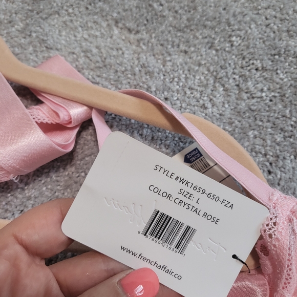 French Affair pink nightie set New size L - Picture 6 of 6